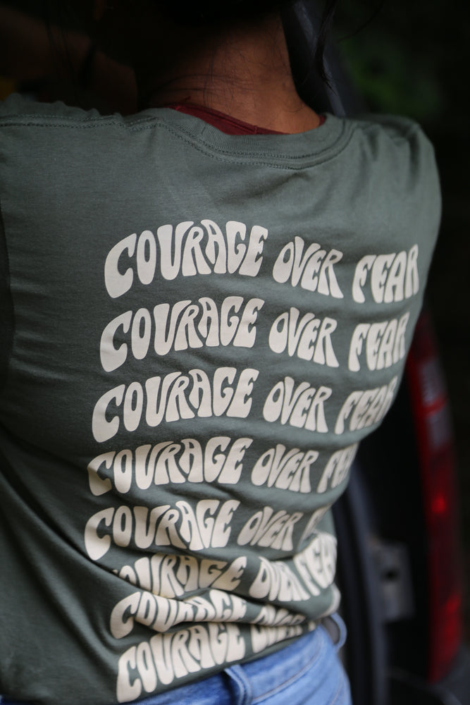
                  
                    Courage Over Fear T-Shirt
                  
                